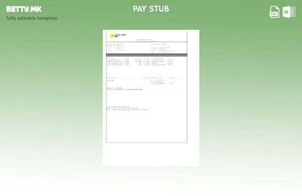 Модерен стил шаблон за уплатници за услуги на Комонвелт банка