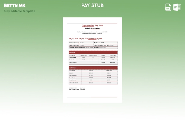 Модерен стил шаблон La Belle Organization за плати