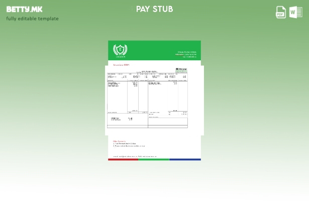 Модерен стил шаблон Recron Malaysia за уплатница