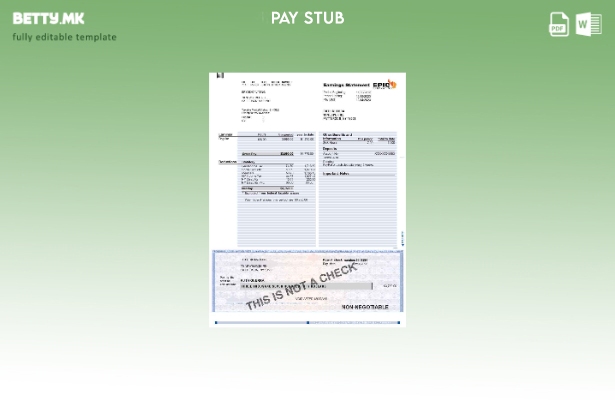 Модерен стил EPIC ископување шаблон за изводи за заработка