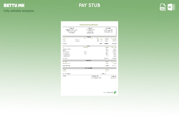 Модерен стил Highride Elevator Services INC шаблон за лична изјава за заработка