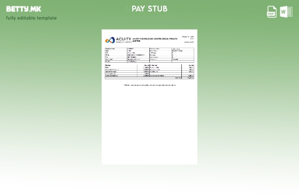 Модерен стил India Acuity Knowledge Center Private Limited шаблон за уплатница