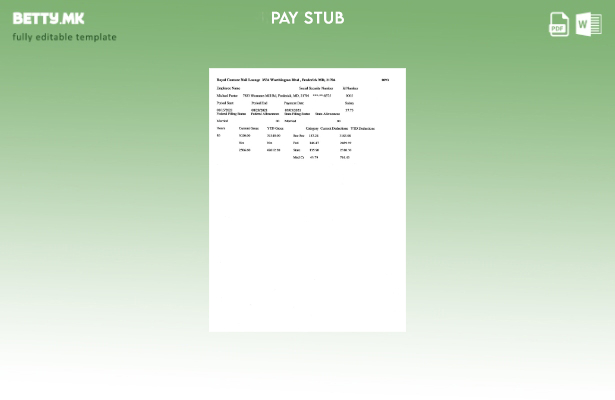 Модерен стил Royal Couture NAIL Lounge шаблон за плаќање никулец