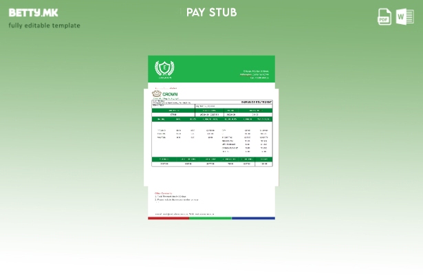 Модерен стил, шаблон за лист за вработени во компанија за пакување во САД