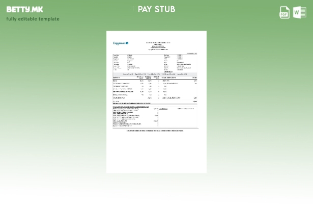 Модерен стил, шаблон за уплатница на Global Edge Software
