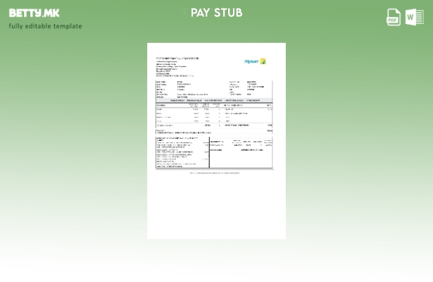 Модерен стил, шаблон за уплатници на Filpkart Services