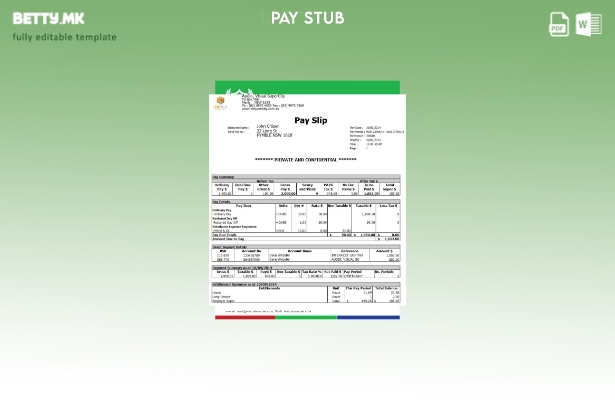 Шаблон за уплатница во модерен стил Австралија Audio Visual SuperCity