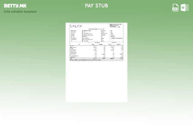 Шаблон за уплатница во модерен стил Heron Health