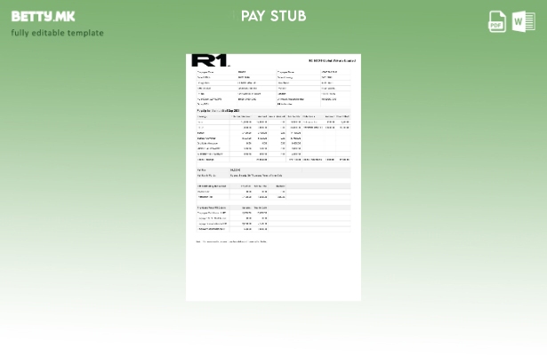 Шаблон за уплатница во модерен стил R RCM Global Pvt Ltd