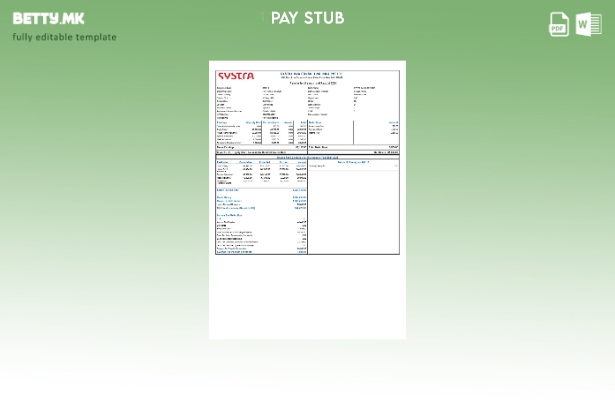 Шаблон за уплатница во модерен стил Systra MVA Consulting India