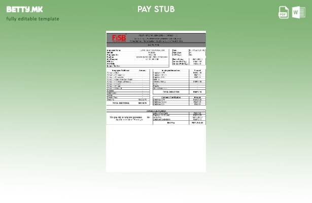 Шаблон за уплатница на Fest Imperio во модерен стил