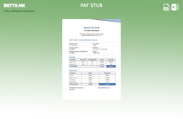 Шаблон Nanny Pay Stb во модерен стил