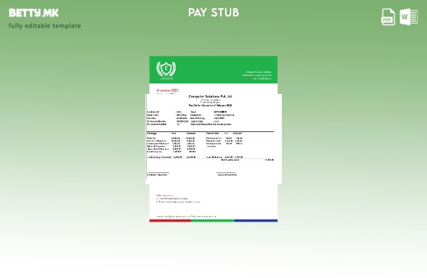 компјутерски решенија во модерен стил ПВТ. Шаблон Ltd