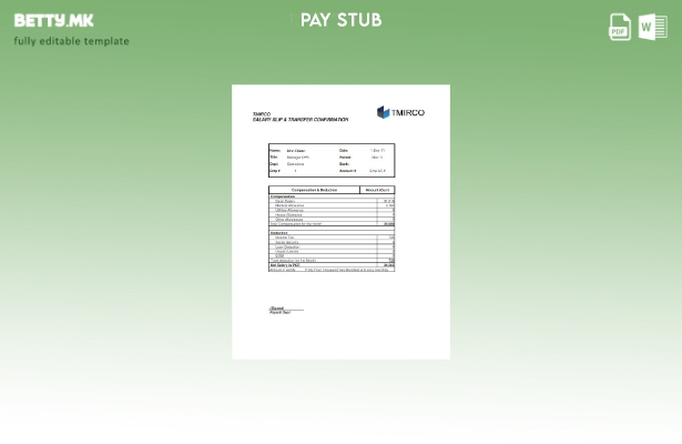 модерен стил Пакистан Tmirco компанија заработува statemetn дефиниција