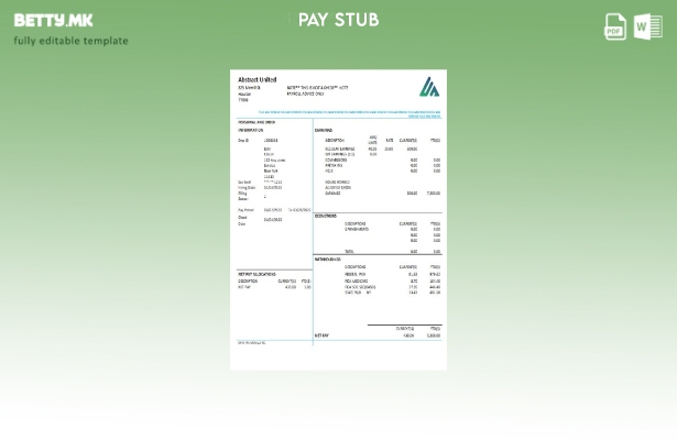 модерен стил САД Њујорк Апстракт Јунајтед шаблон за плати