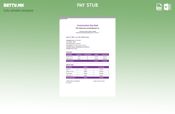 модерен стил Шаблон за градежна плата