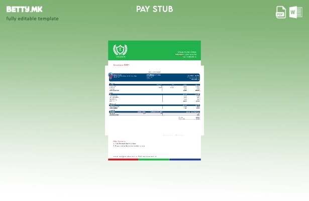 модерен стил Шаблон за изјава за заработка на креативни компании