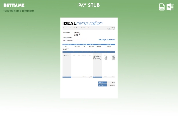 модерен стил Шаблон за компанија за реновирање домови за плаќање никулец