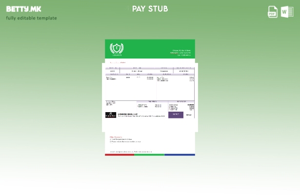 модерен стил Шаблон за листи за вработени во компанија за велосипеди во Обединет