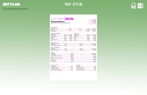 модерен стил Шаблон за плати на компанијата за дерматологија