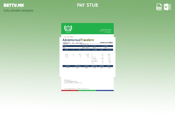 модерен стил Шаблон за уплата на туристичка компанија