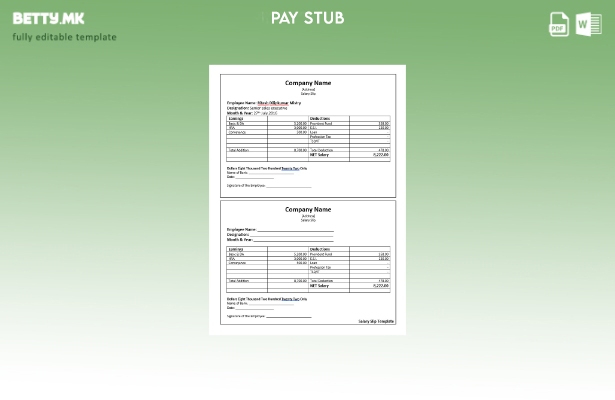 модерен стил Шаблон за уплатница за висок директор за продажба