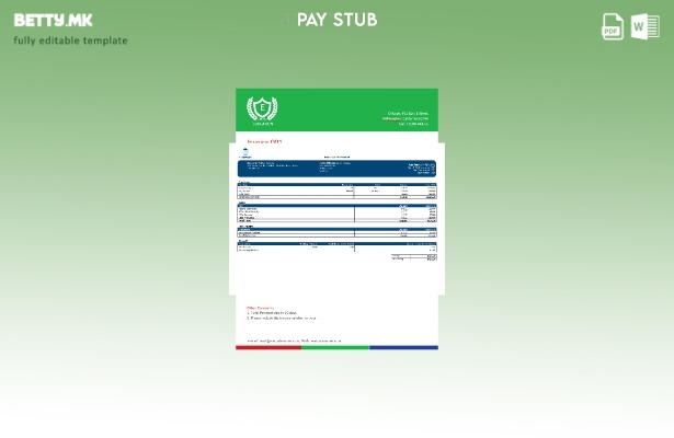 модерен стил Шаблон за уплатница на компанија за индустриски роботи