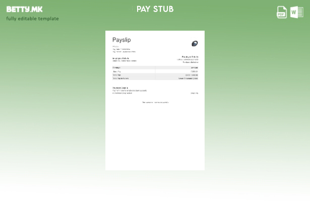 модерен стил Шаблон за уплатница на компанија за тестирање на опрема