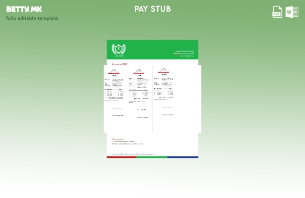 CV во модерен стил. Шаблон за уплатница за продавница за градежни материјали Jay