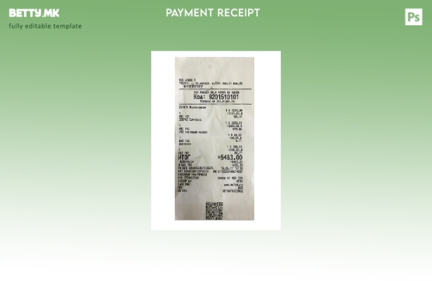 Модерен стил Руски шаблон за проверка на плаќање