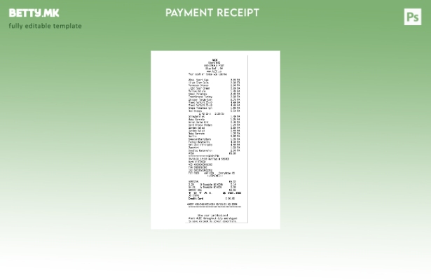 Модерен стил Шаблон за сметки за Aldi Store