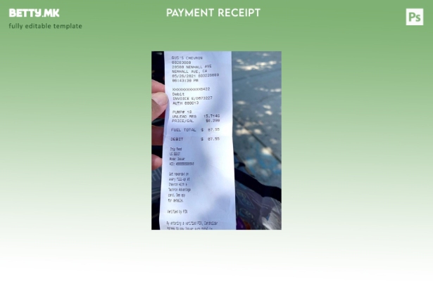 Модерен стил Шаблон за шевронен чек на Gus за плаќање