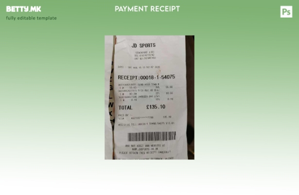 Модерен стил Jd шаблон за проверка за спортско плаќање