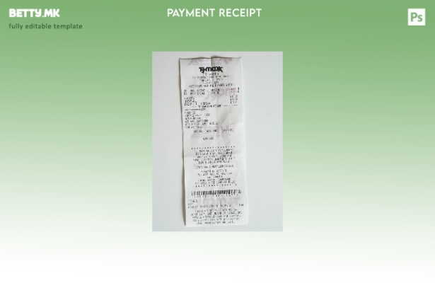 Модерен стил Tj maxx шаблон за сметки во продавницата