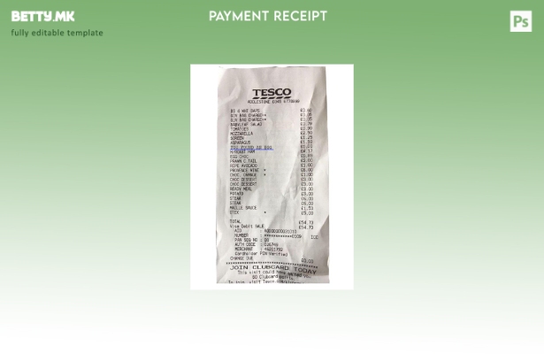 Модерен стилски шаблон за прием на супермаркет Tesco