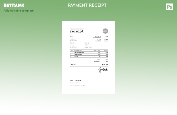 Шаблон за прием во модерен стил