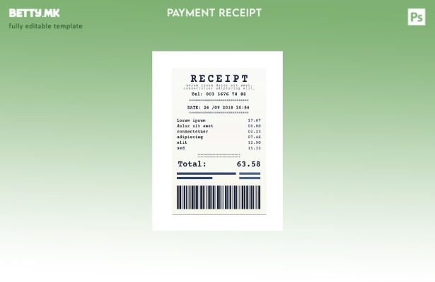 Шаблон примерок за прием во модерен стил