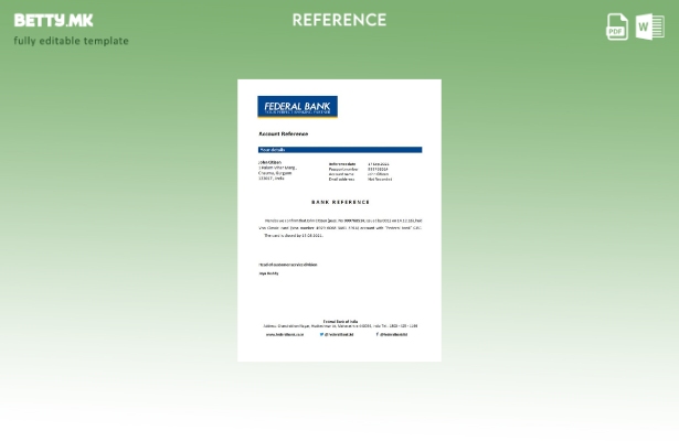 Модерен стил Индија Референтен шаблон за затворање на федерална банка