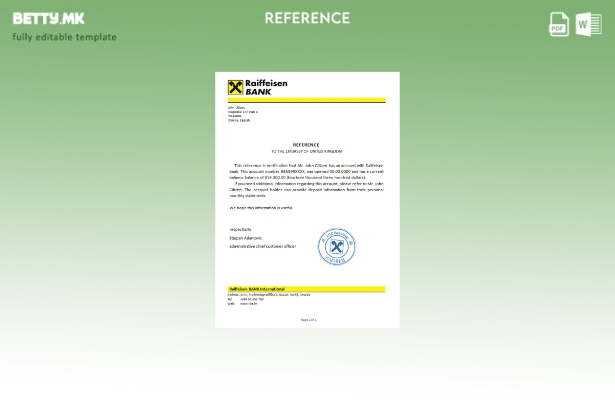 Модерен стил Референтен шаблон за банка на Хрватска Рајфајзен