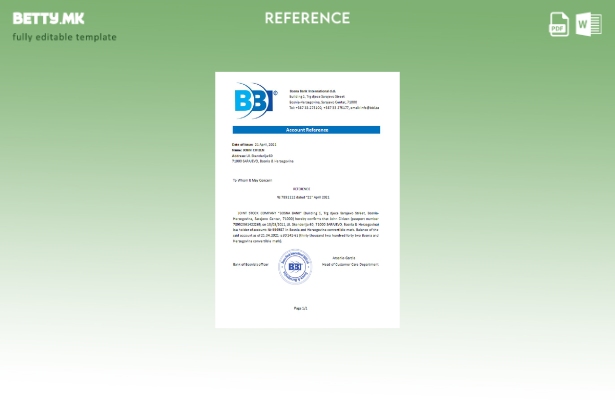 Модерен стил Референтен шаблон на Босна и Херцеговина Bosna Bank Internat