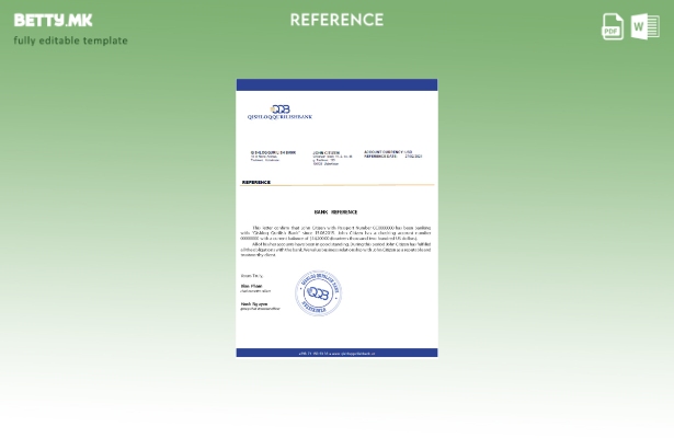 Модерен стил Узбекистански Qishloq Qurilish банка референтен шаблон