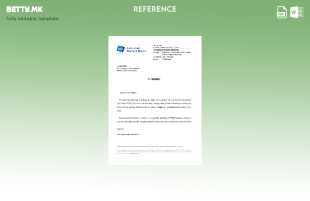 Модерен стил на Кореја Референтен шаблон за затворање на индустриска банка