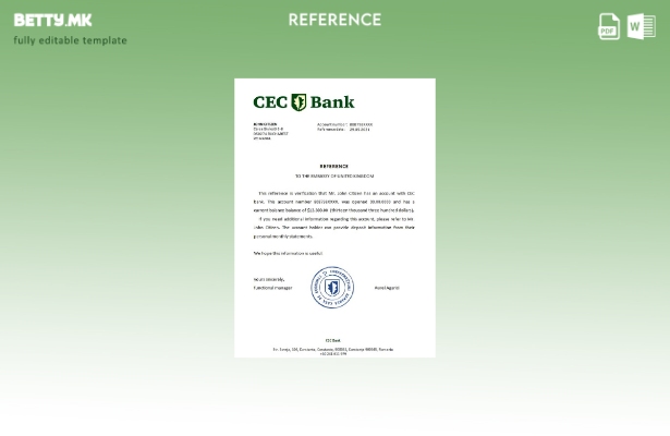 Модерен стил на Романија CEC банка референтен шаблон
