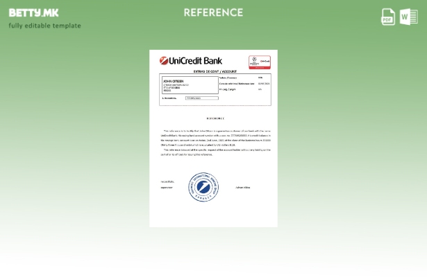 Модерен стил на Романија UniCredit банка референтен шаблон