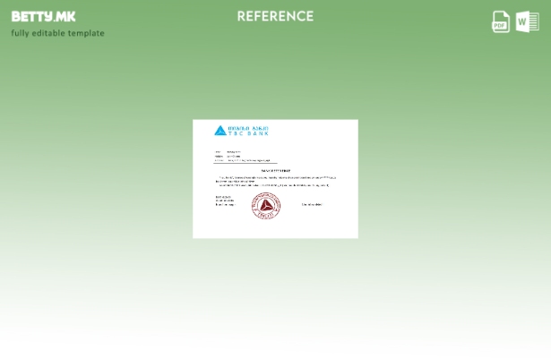 Модерен стил на шаблон за референца на банката Грузија TBC