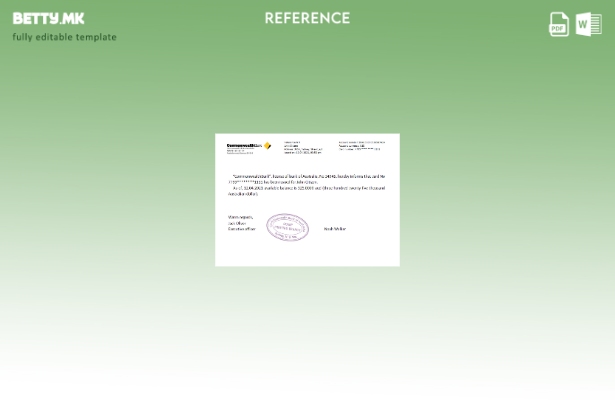 Модерен стил референтен шаблон за Австралија Комонвелт