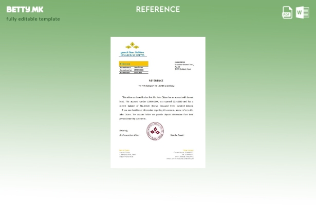 Референтен шаблон за банка во модерен стил Непал Кумари