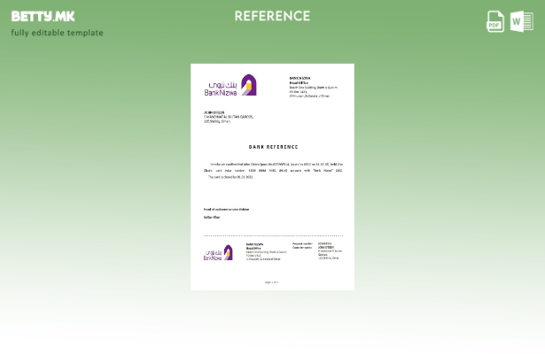 Референтен шаблон за затворање во модерен стил Оман Низва