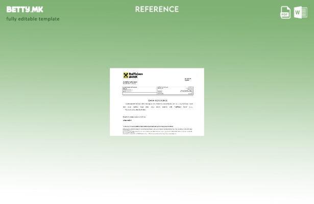 Референтен шаблон за затворање во модерен стил Романија Рајфајзен