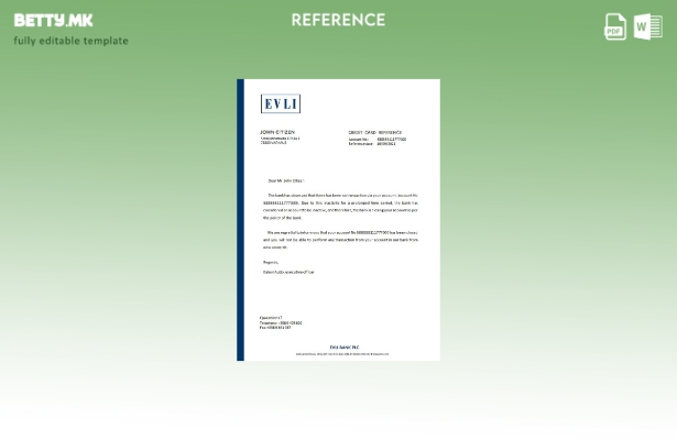 Референтен шаблон за затворање во модерен стил Финска Evli